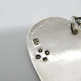 Victorian Sterling Silver Bright Cut Port Decanter Label Antique 1853 London