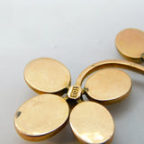 Victorian 9ct Rose Gold, Shell & Pearl Set Floral Pendant Antique c1890