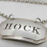 George IV Sterling Silver Hock Decanter Label Antique 1823 London