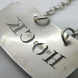George IV Sterling Silver Hock Decanter Label Antique 1823 London