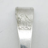 Irish George III Sterling Silver Crested Spoon Antique 1771 Dublin John Craig