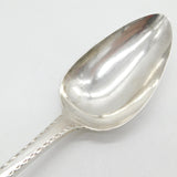 Irish George III Sterling Silver Bright Cut Serving Spoon Antique 1772 Dublin J. Pittar