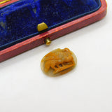 Pair of "Birds" Roman Intaglio Grand Tour Agate Hardstone Cameo Antique Georgian
