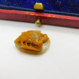 Pair of "Birds" Roman Intaglio Grand Tour Agate Hardstone Cameo Antique Georgian