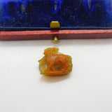 Pair of "Rabbits" Roman Intaglio Grand Tour Agate Hardstone Cameo Antique Georgian