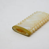 18th Century French Mother of Pearl, Gold, Enamel Needle Case Etui Antique c1790