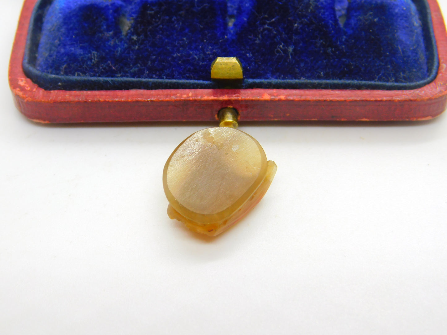 Pair of "Rabbits" Roman Intaglio Grand Tour Agate Hardstone Cameo Antique Georgian