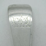 Irish George III Sterling Silver Crested Tablespoon Antique 1769 Dublin Michael Keating