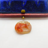 Pair of "Rabbits" Roman Intaglio Grand Tour Agate Hardstone Cameo Antique Georgian c1800