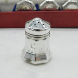 Cartier Boxed Set of Eight Sterling Silver Pepper Pots or Shakers Vintage c1970