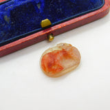 Pair of "Rabbits" Roman Intaglio Grand Tour Agate Hardstone Cameo Antique Georgian c1800
