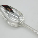 Irish George III Sterling Silver Crested Serving Spoon Antique 1794 Dublin John Osbourne