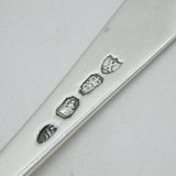 Irish George III Sterling Silver Crested Serving Spoon Antique 1794 Dublin John Osbourne