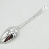 Irish George III Sterling Silver Crested Serving Spoon Antique 1794 Dublin John Osbourne