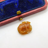 Pair of "Camels" Roman Intaglio Grand Tour Agate Hardstone Cameo Antique c1800