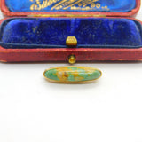 Boulder Opal in 14ct Yellow Gold Brooch Pin Antique Edwardian c1910