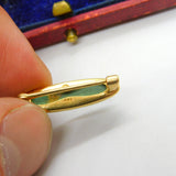 Boulder Opal in 14ct Yellow Gold Brooch Pin Antique Edwardian c1910