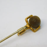 WW1-era 'Lady Touchwood Fumsup' Lucky Stick Pin Antique c1915