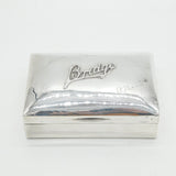 Edwardian Sterling Silver Bridge Playing Card Box Antique 1903 Chester