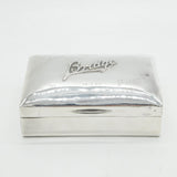 Edwardian Sterling Silver Bridge Playing Card Box Antique 1903 Chester