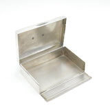 Edwardian Sterling Silver Bridge Playing Card Box Antique 1903 Chester