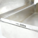 Edwardian Sterling Silver Bridge Playing Card Box Antique 1903 Chester