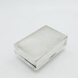 Edwardian Sterling Silver Bridge Playing Card Box Antique 1903 Chester