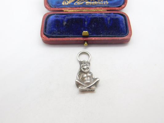 Edwardian Sterling Silver 'Dartmoor Pixie' Charm 1902 Birmingham Antique