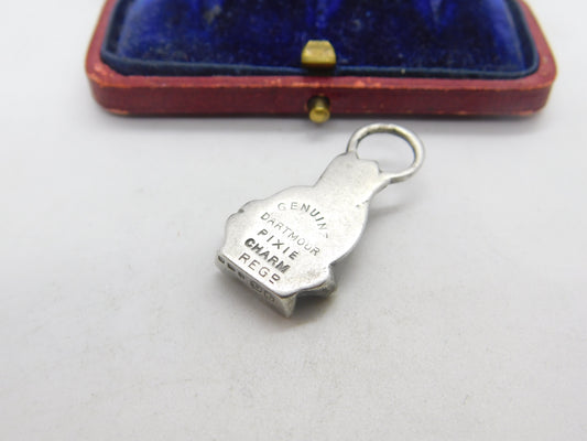 Edwardian Sterling Silver 'Dartmoor Pixie' Charm 1902 Birmingham Antique