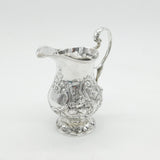 William IV Scottish Sterling Silver Floral Cream Jug Antique 1836 Edinburgh