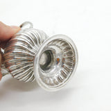 George III Sterling Silver Fluted Pedestal Cream Jug Antique c1760 London
