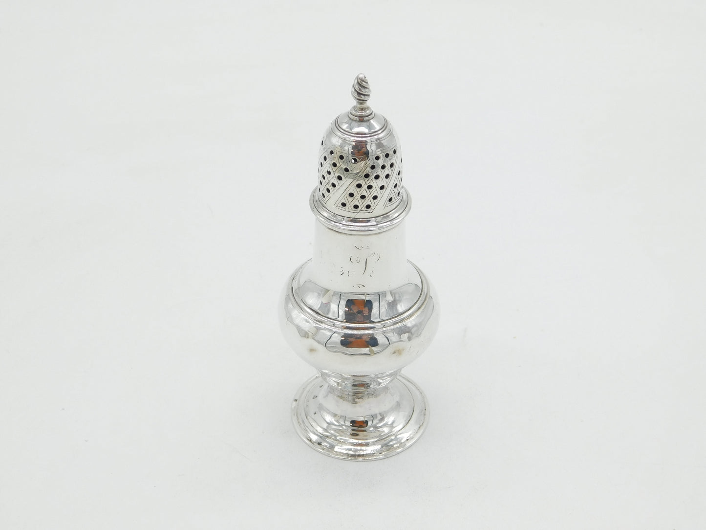 George II Sterling Silver Muffineer Sugar Caster Antique 1739 London