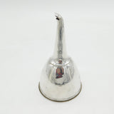 George III Sterling Silver Heraldic Crested Wine Funnel Antique 1795 London