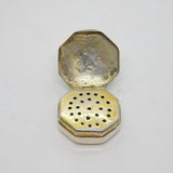 George III Sterling Silver Octagonal Vinaigrette Antique 1800 Birmingham