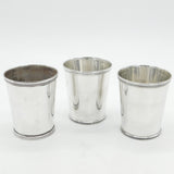 19th Century American Sterling Silver Set of Beakers William Kendrick c1840 (Louisville)