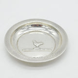 Sterling Silver 'The Rhode Island Red Club' Ashtray Dish Antique 1935 Art Deco