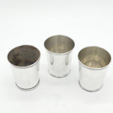 19th Century American Sterling Silver Set of Beakers William Kendrick c1840 (Louisville)
