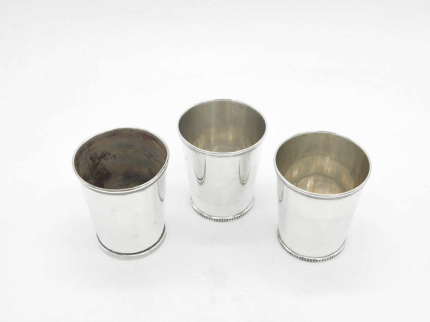 19th Century American Sterling Silver Set of Beakers William Kendrick c1840 (Louisville)