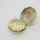 George III Sterling Silver Octagonal Vinaigrette Antique 1800 Birmingham