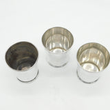 19th Century American Sterling Silver Set of Beakers William Kendrick c1840 (Louisville)