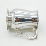 George II Sterling Silver Scrolled Baluster Tankard Antique 1756 London