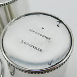 19th Century American Sterling Silver Set of Beakers William Kendrick c1840 (Louisville)