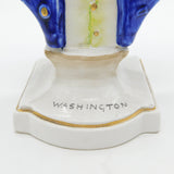 19th Century Staffordshire George Washington Bust Figurine Antique c1860