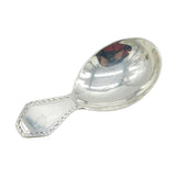George III Sterling Silver Dotted Edge Tea Caddy Spoon Antique 1797 London
