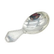 George III Sterling Silver Dotted Edge Tea Caddy Spoon Antique 1797 London