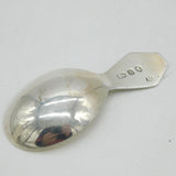 George III Sterling Silver Dotted Edge Tea Caddy Spoon Antique 1797 London