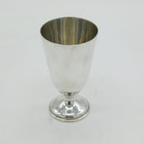 Sterling Silver Fluted Wine Goblet Antique 1936 Birmingham Art Deco