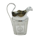 Early Irish George II Sterling Silver Crested Cream Jug Antique 1736 Dublin