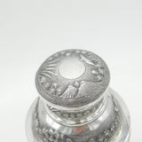 20th Century Burmese Sterling Silver Farm Pattern Cocktail Shaker Antique c1920