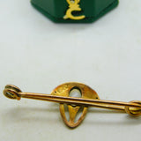 Edwardian 9ct Gold Murrle Bennett Style Opal Brooch Antique c1910 Art Nouveau